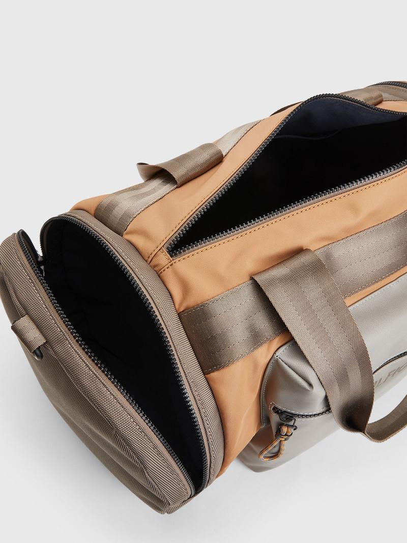 Férfi Tommy Hilfiger Utility Duffle Táska Khaki | HU 1497GSO